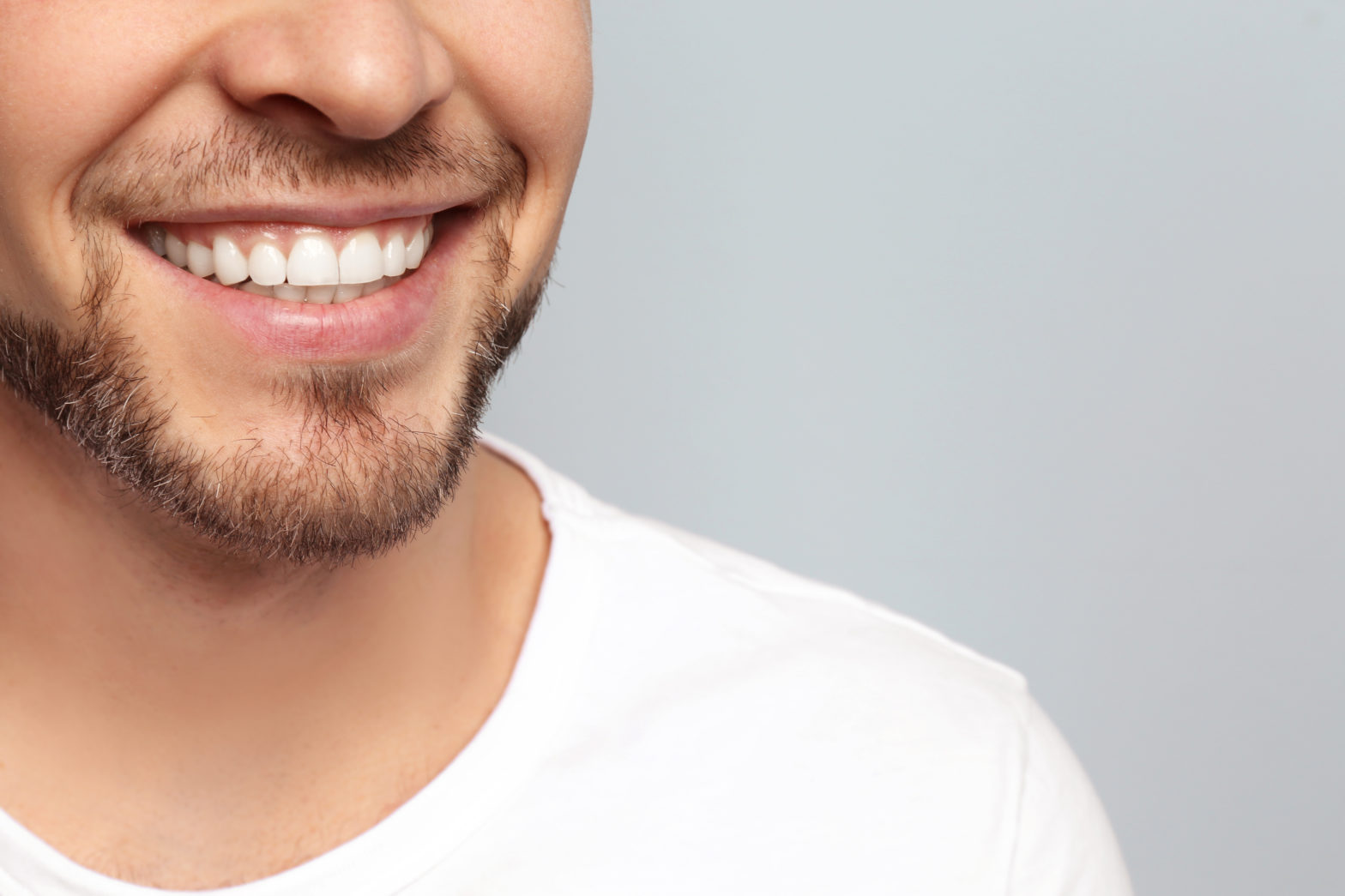 Man showing Teeth